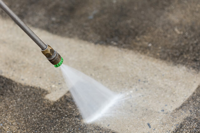 parking lot pressure washing in denton